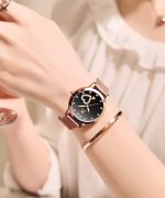 6.5mm Ultra Thin Watches for Women Waterproof,Rose Gold Stainless Steel Ladies Watch,Casual Women Watches with Date,Big Face Female Wristwatches,Japanese Quartz Lady Watches,Gifts for Women - Image 2